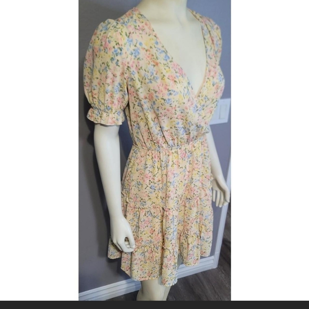 Floral V-Neck Dress